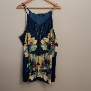 Ana size 3x flower summer dress shirt